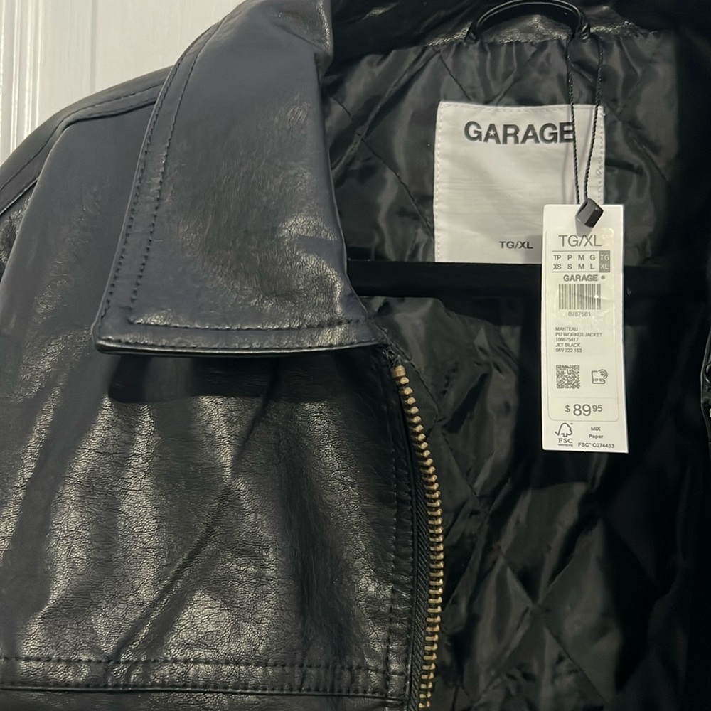 Garage leather jacket